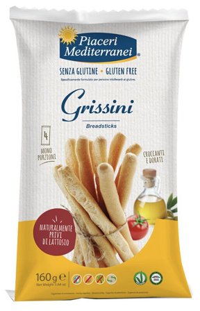 Piaceri Mediterranei Grissini Senza Glutine 160g