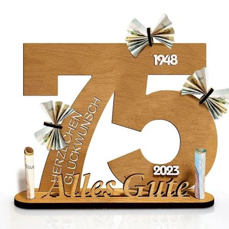 Träskylt Gästbok 75 75