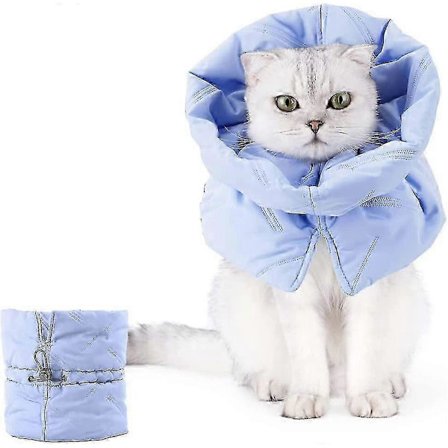 Kissakaulapanta Säädettävä Leikkauksen Jälkeinen Toipumiskauluri, Sininen (koko: s)