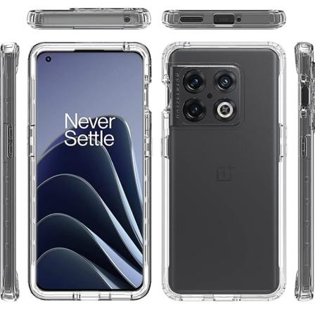 TG Beskyttende FLOVEME Silikon Cover - OnePlus 10 Pro Gennemsigtig