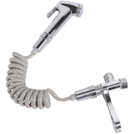 1 st ABS-plast kvinnlig bidé tryckförstärkning tvätt toalett duschhuvud handhållen plast sprayhuvud förkromad plast bidéer för hemmabruk