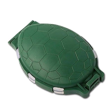 12 Fack Sköldpadda Fiske Bete Krokar Förvaring Tackelväska Ficka Verktygslåda