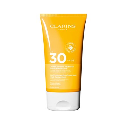 Clarins Crema Solare Giovinezza SPF30 150ml - Crema solare corpo alta prot.