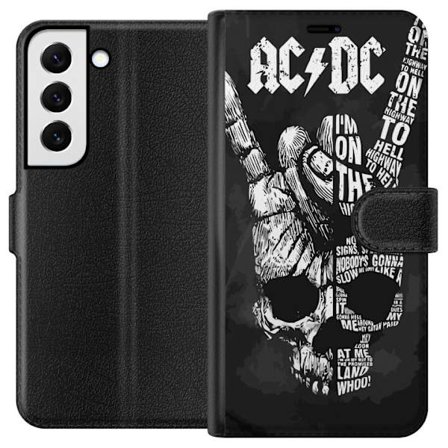 Yhteensopiva Lompakkokotelo Samsung Samsung Galaxy S22+ 5G AC DC Rockbändi Musiikki Kitara