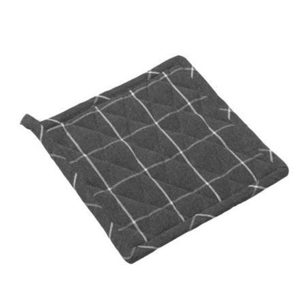 Bastian Gryteklut resirkulert, rutete mørkegrå grå