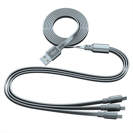 1.5 för M Safe Tre i En 2.0USB Multi Laddningskabel Micro USB Laddningskabel för Andriod Mobiltelefon