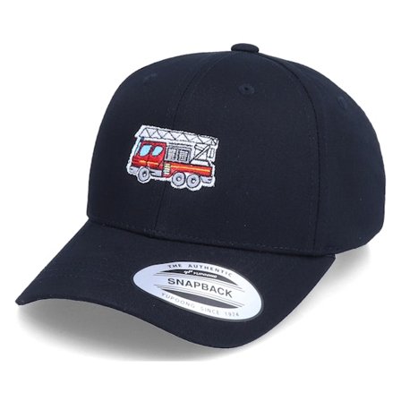 Kinder Kiddo Cap - Schwarz adjustable Cap - Kinder Fire Truck Black Adjustable @ Hatstore
