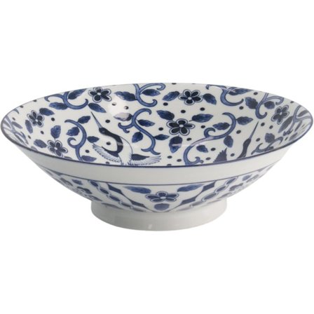 Tokyo design studio Blue Maizuru ramenskål 1.600 ml - Blå og hvid | KitchenOne