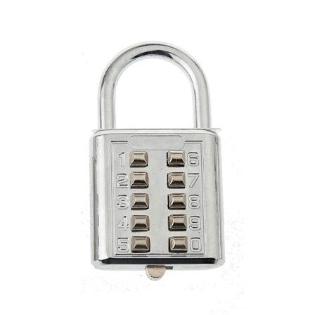 8-numeroinen kannettava mekaaninen pinnoitettu yhdistelmälukko