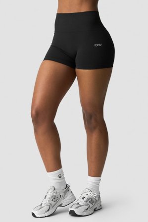 ICANIWILL - Ignite Seamless Shorts Black- Sport kurze hose - Damen - ICIW