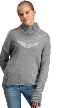 Grå polotröja från Zadig & Voltaire