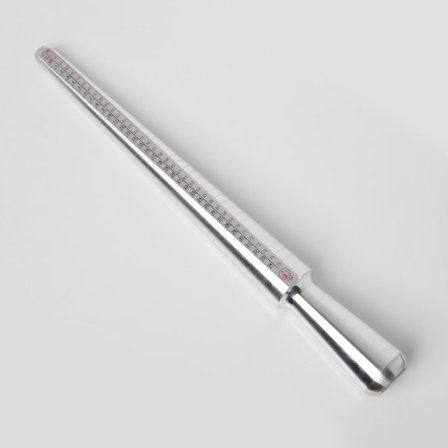 Fingerstorleksmätare Kalibrator Ring Gauge Ring Verktyg med 3 Mätning Sc