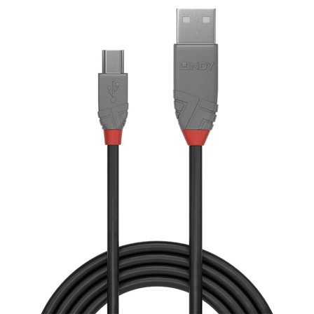 Lindy Anthra Line - USB-kabel - mini-USB type B til Micro-USB type B - 50 cm