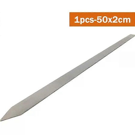 Kabobspyd Flat Grillspyd for Shish Kebab Tyrkiske Persiske Griller & Koubideh Iransk Middelhavs Brasiliansk (FMY)