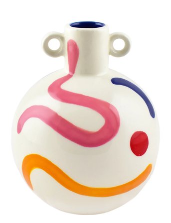Que Rico Vase - Lucía - Pintura Locura - Multi/patterned - 31.5 CM