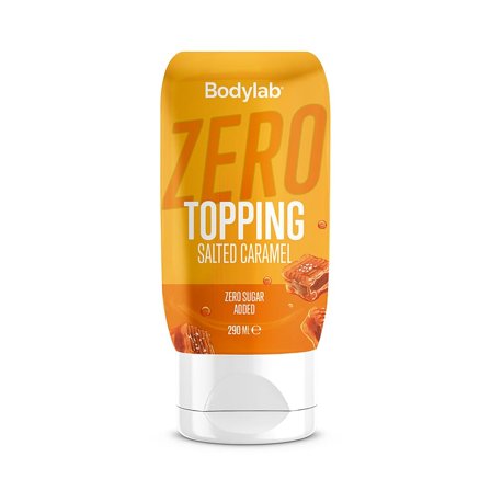 3 for 2 - Bodylab Zero Topping Salted Caramel 290 ml, Helse & Madvarer, Sukker & Sødemidler, Sirup & Topping