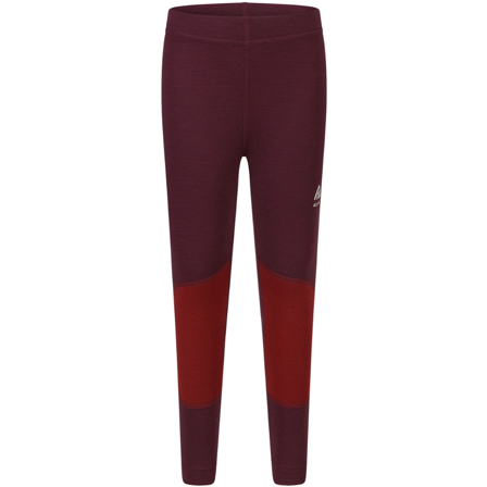 Aclima Warmwool Longs Kids Fig/Red Dahlia