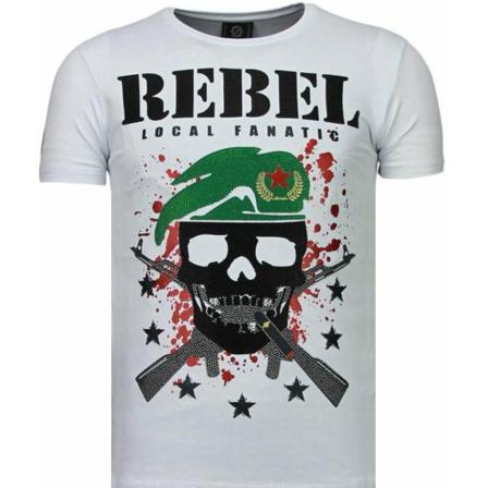 Local Fanatic - T-shirts - Vit - Herr - Storlek: 2xl, Herr, Storlek: 2XL