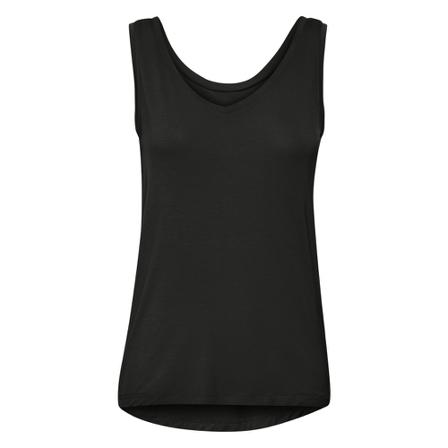 Culture CUpoppy VO neck Tank Top. Old style CUphilipa VO neck Sort, Dame