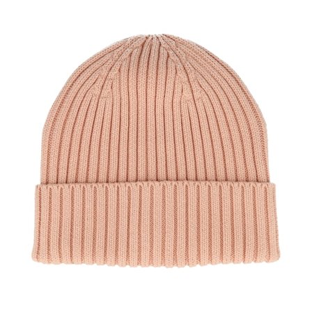 Beechfield - Rosa cuff Beanie - Kids Organic Cotton Peach Cuff @ Hatstore