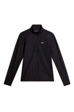 J.Lindeberg - Golf - Lauryn Quarter Zip Mid Layer - Black - - S