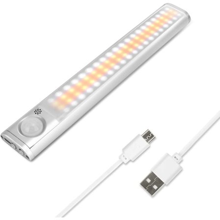 Under Cabinet Belysning 80 LED Skab Lys, Bevægelsessensor Lys