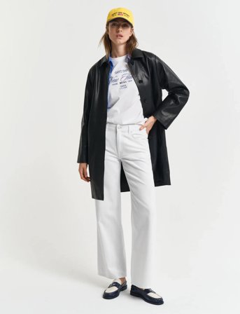 GANT Rel Straight White Jeans - White - 29