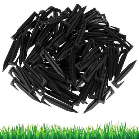 200-pakning universelle jordspyd, robotgressklipper, kabelholdere, markfeste, ekstra forsterket