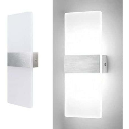 LED-seinävalaisin Seinävalaisin Kylpyhuonevalaisin Seinävalaisin Käytävävalaisin Sisäpuutarha Valkoinen 6W