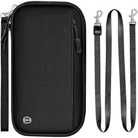 Passportskjerm Familie Reiseveske RFID-Blokkering Vanntett Reisedokument