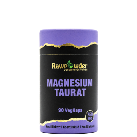 Rawpowder Magnesium Taurate 750 mg 90 kapsler