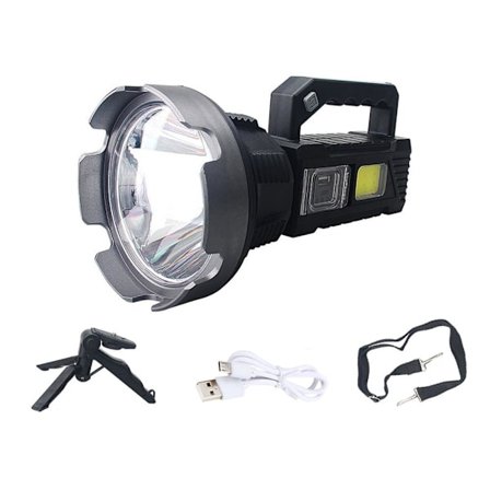 Ladattava taskulamppu - Hakuvalo - CREE XHP50 LED - jalusta muka