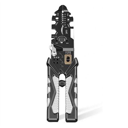 Kuorintatyökalu, 25 in 1 monitoiminen sähköjohtojen kuorintatyökalu, 8 tuuman monitoiminen sähköpihdit