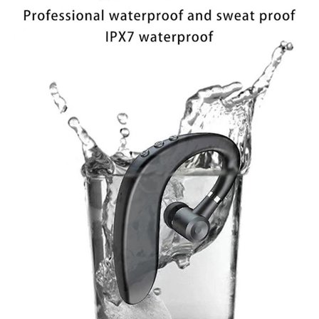 S109 Bluetooth-hodetelefoner for bedrifter, enkelt øre, Bluetooth-hodetelefoner, ørepropper, sports-Bluetooth-hodetelefoner