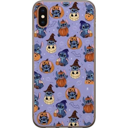 Apple iPhone XS Max Genomskinligt Skal Stitch halloween