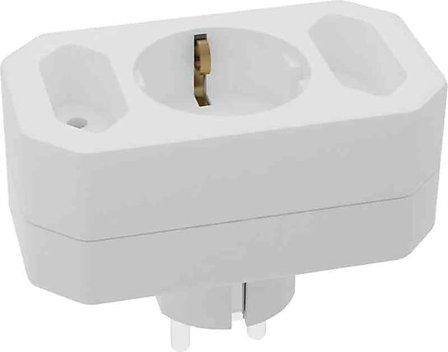 GRENUTTAK 1+2 KOMBI HVIT MED JORD