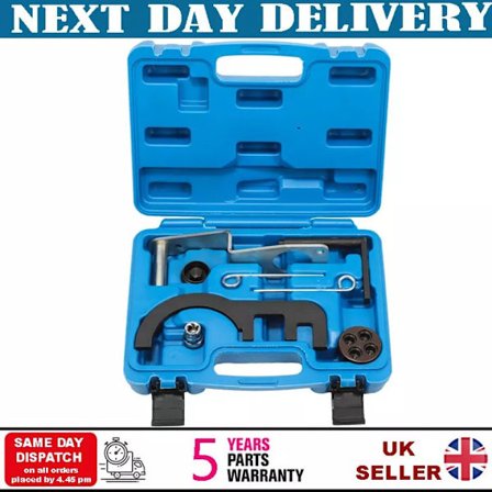 Kamaksel Timing Verktøysett for N47 Dieselmotorer, Innstillingslås Kamakselsett Timing Verktøysett, Svinghjul Låseverktøy Inkludert for Nøyaktig Motor