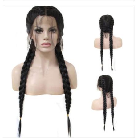 Naisten peruukki edessä pitsipunos hiuspäähineet Batch W417