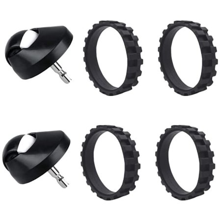 Ersättningsdelar Hjul Däck Hud Kompatibel för Alla Modeller Robot Dammsugare Tillbehör