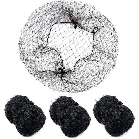 Hårnet Hårknold, 100 Styk Usynlige Hårnet, 20 Tommer Mesh Kant Elastik Til Kvinder