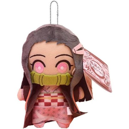 Demon Slayer Nezuko Kamado Plysch Nyckelring - 5,9'' (Nezuko)