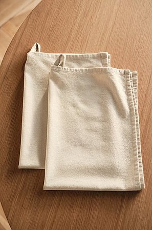 Jotex - Küchentuch Leinen-mix Im 2er-pack Linnebeige - LINUS - Kaufe Geschirrtücher bei Jotex