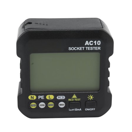 Stikkontakt Tester EU Stik 220V LED Display Hjem Elektrisk Stikkontakt Detektor