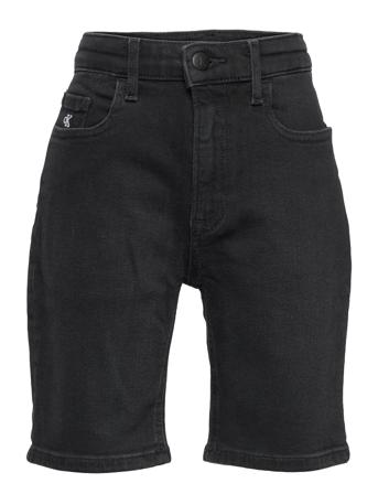 Regular Short Ess Washed Blk Shorts Denim Shorts Sort Calvin Klein