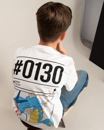 LMTD NLMSARIF POKEMON SS L TOP SKY Hvid T-shirts Dreng - Kids Brand Store