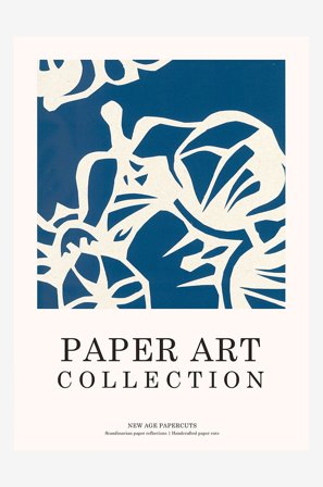 Malerifabrikken - Juliste Paper Art 6 - Sininen - Julisteet - - Homeroom