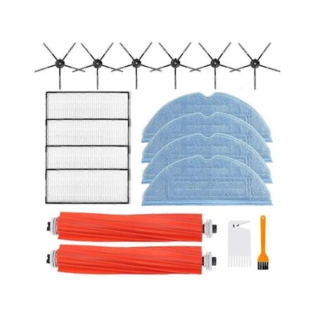 18PCS S7 Tillbehörssats för S7, S7+, S7 MaxV, S7 MaxV Plus, T7, T7S, G10S, G10S PRO Robotdammsugare