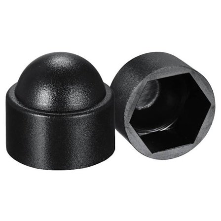 100 stk. Dome Bolt Head Protection Cap Covers Skrue Cover Plast