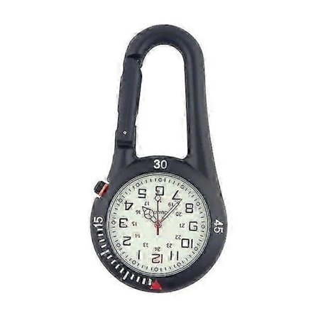 Digital Karabinhage Ur Sport Krog Ur Hospitalsgave Elektronisk Lysende Multifunktionel Udendørs Mode (Sort) (FMY)