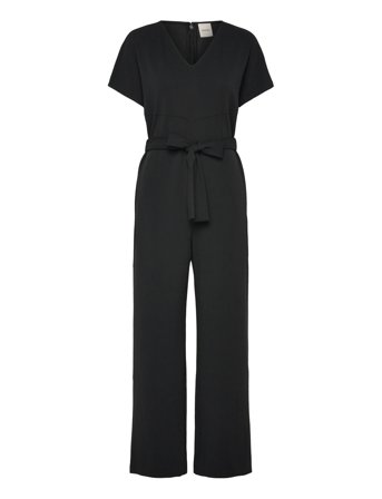 Calvin Klein | Stretch Crepe Jumpsuit With Belt | 34